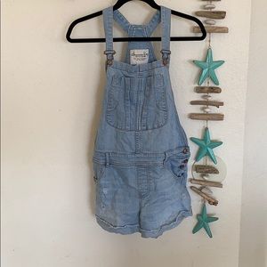 Denim overalls